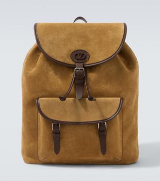 Valentino Garavani VLogo suede backpack