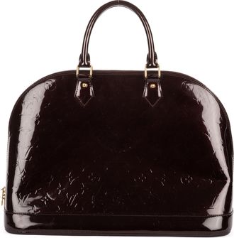 Louis Vuitton Pre-owned Womens Alma GM Handbag - Burgundy - One Size