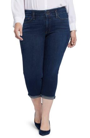 NYDJ Chloe Hollywood Fray Cuff Capri Jeans in Northbridge at Nordstrom, Size 24W