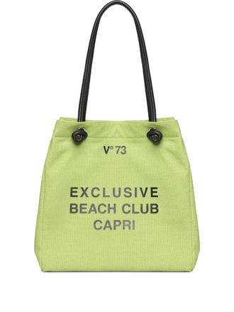 V° 73 logo shoulder bag - Green