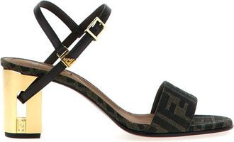 Fendi Brown Delfina Heels