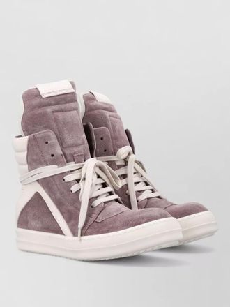 Rick Owens leather high-top sneakers