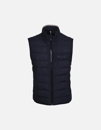 HUGO BOSS Mens Boss H-centino Gilet Dark Blue - Size: 42