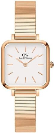 Daniel Wellington Quadro Studio Rose Gold-Tone Ladies Watch