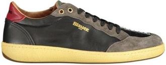 Blauer Polyester Sneaker - Heren - Sneakers - Zwart - 41 EU - Polyester - Schoenen