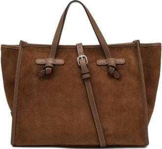 Gianni Chiarini Borsa tote con fibbia - Marrone