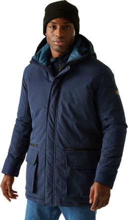 Regatta Mens Rhodo Padded Jacket Waterproof Breathable Insulated Winter Coat