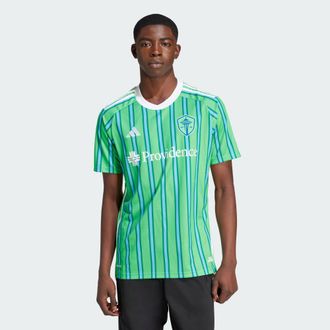 adidas adidas Performance Mens Seattle Sounders FC 24/25 Home Jersey - Green - Size Medium
