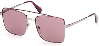 Max & Co. MO0006 14S Womens Sunglasses Silver Size 56