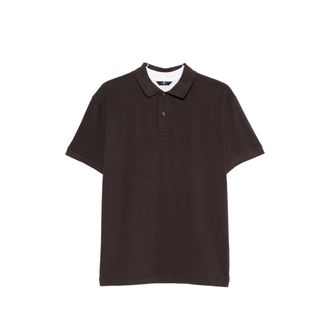7 For All Mankind Layered-effect Polo Shirt