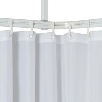 Sealskin Easy Roll Asta Per Tenda Da Doccia, Acciaio Inossidabile, Bianco, Personalizzabile - Sealskin