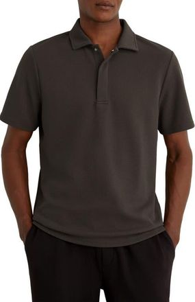 Reiss Reed Performance Polo in Brown at Nordstrom, Size Xx-Large