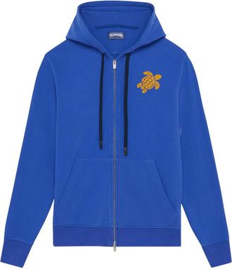 Vilebrequin Felpa con logo ricamato - Blu