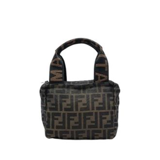 Fendi Pre-owned Canvas Mini Bag - Dames - Pre-owned - Bruin - Maat: ONE Size