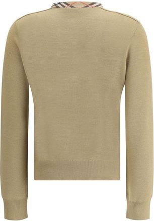 Burberry Womens Brown Wool Oves Aries Cardigan Clothing