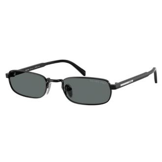 Prada Dark Grey Polar Rectangular Mens Sunglasses PR B54S 1AB5Z1 54