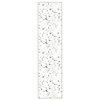 DecoChic Alfombras vin&iacute;licas cocina terrazzo verde y gris 48x198 cm