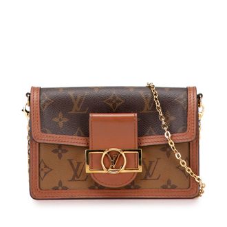 Louis Vuitton Tweedekans Monogram Reverse Dauphine Wallet On Chain