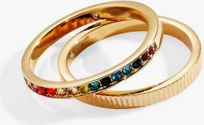 Alex and Ani Rainbow Ombre Pave Ring Set at Nordstrom, Size 7