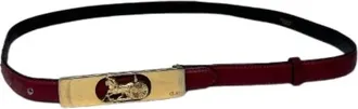 Celine Pre-owned Vintage Leather Belt - Dames - Vintage Accessoires - Rood - ONE Size - Leer - Vintage