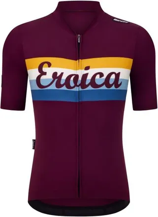 Santini Eroica Timo S/S Jersey Velotrikot - Unisex | lila