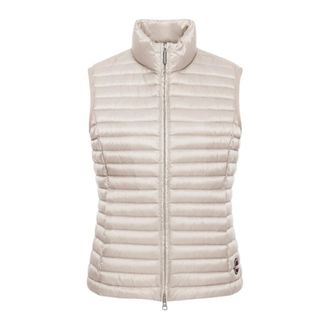 Colmar Vests, female, Beige, Size: XL Quilted Down Gilet
