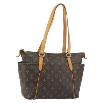 Louis Vuitton Pre-owned Tote Bags, female, Brown, Size: ONE SIZE Pre-owned Canvas Tote Bag