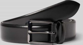 Bugatti G&uuml;rtel aus Leder mit Dornschlie&szlig;e in Black, Gr&ouml;&szlig;e 100