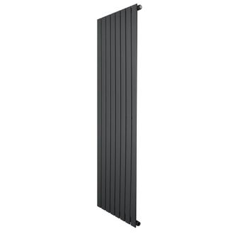 MonsterShop Flat Single Column Radiator - 1600 x 560mm - Anthracite Grey