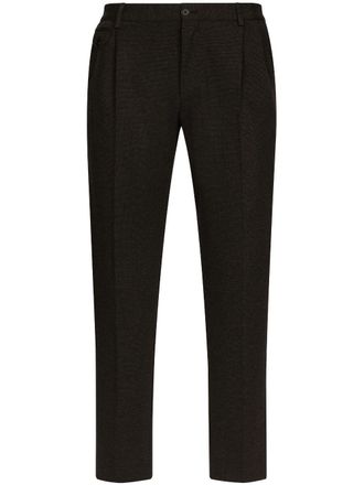 Dolce & Gabbana Geplooide pantalon - Zwart