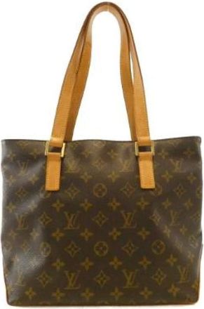Louis Vuitton Pre-owned Tote Bags, female, Brown, Size: ONE SIZE Pre-owned Cabas Piano Monogram Bag
