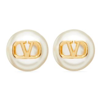 Valentino Garavani Earrings, female, White, Size: ONE SIZE White Butterfly Jewelry Italy Made