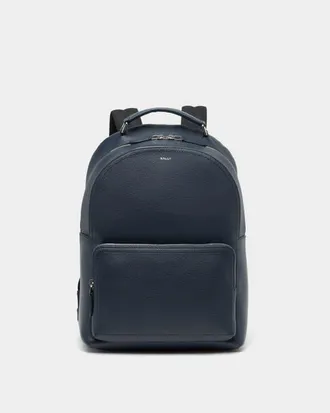 Bally Capitol Backpack in Grained Bovine Leather in Blue at Nordstrom