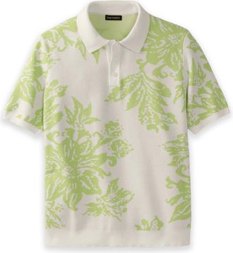 Paul Fredrick Cotton Three Button Polo