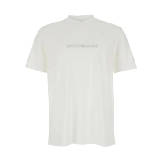Emporio Armani T-Shirt - Heren - T-shirts - Wit - XL - Tops