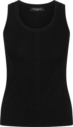 Bruuns Bazaar Gallberrybbilyana gebreid topje - Dames - Tops zonder mouwen - Zwart - S - Tops