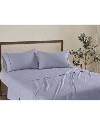 Brooklyn Loom Solid Cotton Percale Sheet Set