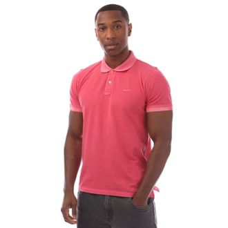 GANT Heren Sunfaded Rugger Pique Poloshirt (Roze)