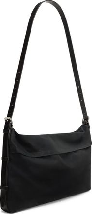 Christophe Lemaire leather-strap pocket messenger bag - unisex - Fabric - OS - Black