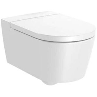 Roca Roca - Taza De Inodoro Suspendido Sin Tapa Rimless Round Inspira Color: Blanco