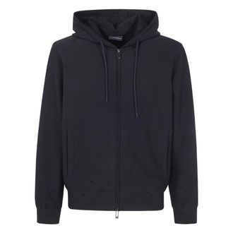 Emporio Armani Zip-throughs - Heren - Vesten met rits - Zwart - L - Hoodies & sweatvesten