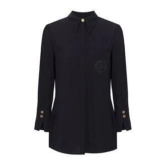 Elisabetta Franchi Light Jackets, female, Black, Size: L Giacca