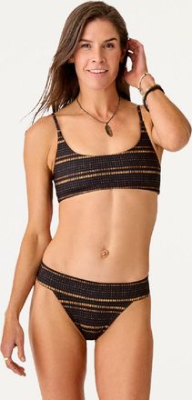 Carve Designs Womens Ritz Compression Swimsuit Bottoms Brown XS