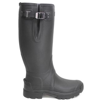 Hunter Balmoral Tall Side Rubber Mens Calf Length Boots - Black - Size:UK 10