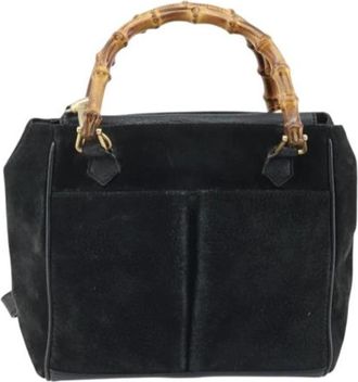 Gucci Pre-owned Leren Handtas - Dames - Vintage Handtas - Zwart - ONE Size - Leer - Vintage