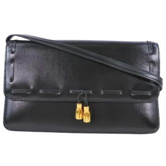 Herm&egrave;s Pre-owned 2Way Clutch Schoudertas - Dames - Pre-owned - Zwart - Maat: ONE Size Leer