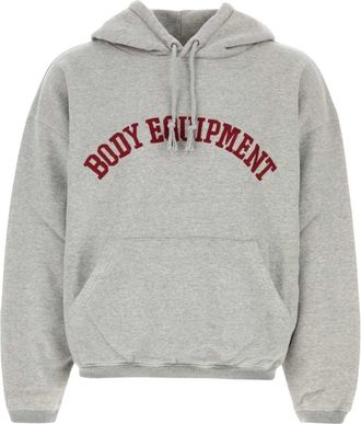 1989 STUDIO Body Equipment Hoodie - Heren - Hoodies - Grijs - S - Katoen - Hoodies & sweatvesten