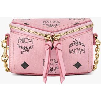 MCM Diamant 3D Charm in Visetos in Soft Pink at Nordstrom