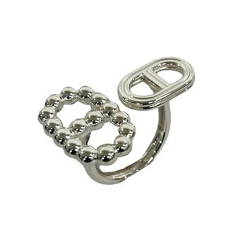 Herm&egrave;s Silver Silver 925 Band Ring (Pre-Owned)