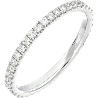 Bony Levy Diamond Stacking Ring in 18K White Gold at Nordstrom Rack, Size 4.5